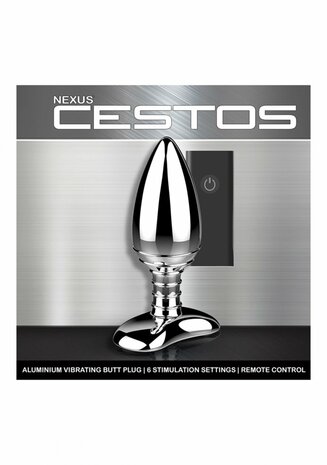 Cestos - Aluminium Vibrerende Buttplug met Afstandsbediening