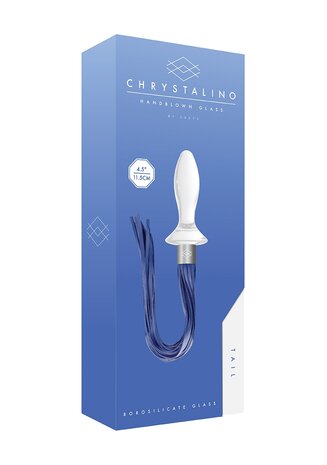 Tail - Glazen Butt Plug met Zweep Uiteinde