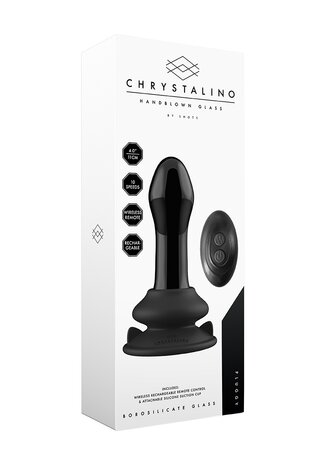 Pluggy - Glazen Vibrator met afstandbediening