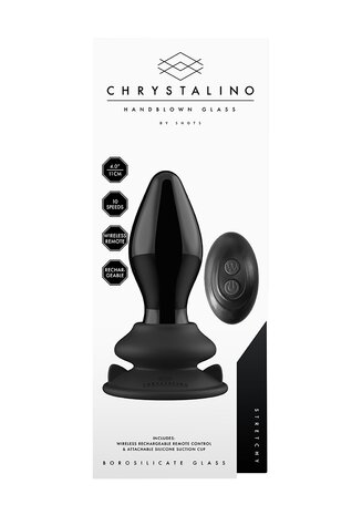 Stretchy - Glazen Vibrator met afstandbediening