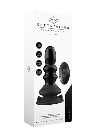 Ribbly - Glazen Ribbel Vibrator met afstandbediening