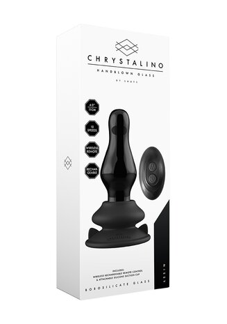 Missy - Glazen Butt Plug met Vibratie en afstandbediening