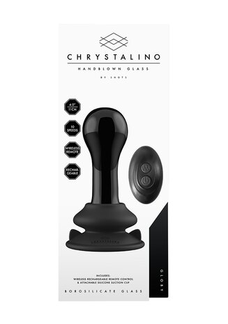 Globy - Glazen Vibrator met afstandbediening