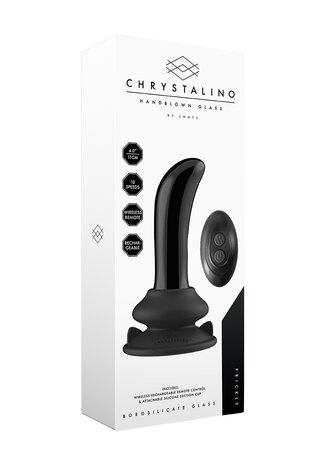 Prickly - Glazen Gladde G-spot Vibrator met afstandbediening