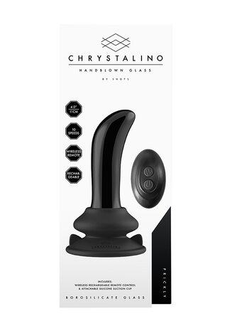 Prickly - Glazen Gladde G-spot Vibrator met afstandbediening