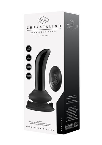 Prickly - Glazen Gladde G-spot Vibrator met afstandbediening