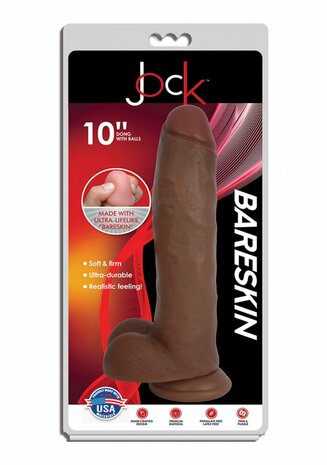 Bareskin Dildo met Ballen - 25,5 cm