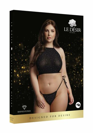 Sexy Strass Top en String - Plus Size Queen Size