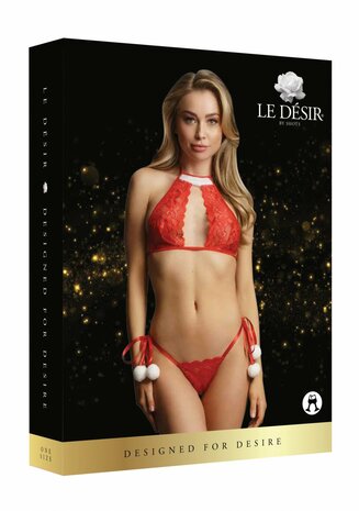 Snow Angel Kerstlingerie Setje - One Size One Size