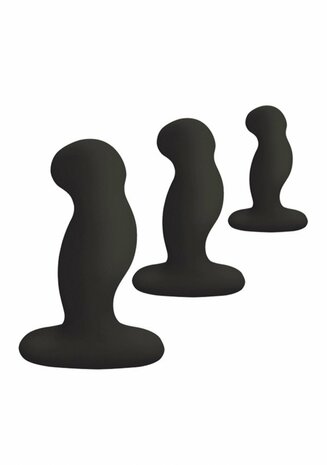 Anal Starter Kit - 3 Stevige Siliconen Anaal Pluggen