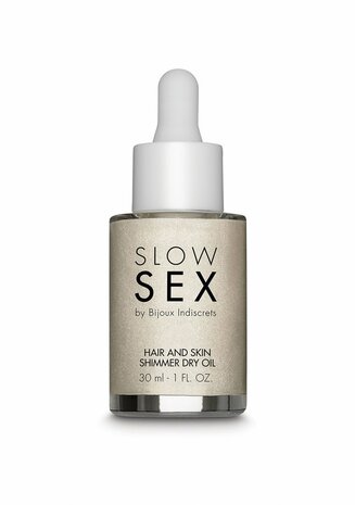 Slow Sex - Glinsterende Droogolie voor Haar en huid - 30 ml