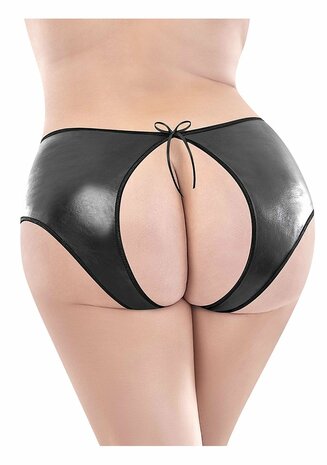 Liquid Onyx Split Back Boy Short Queen Size