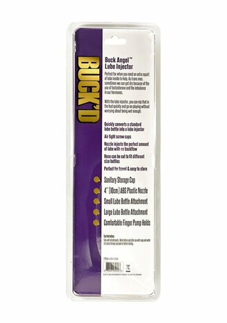 Buck'd - Glijmiddel Injector
