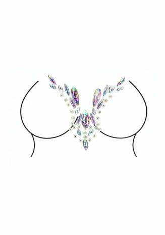 Kiss Jarretelgordel en Dazzling Sticker - One Size O/S