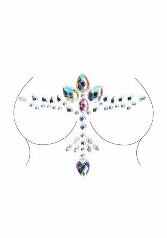Dazzling Cleavage Bling Sticker O/S