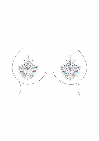 Dazzling Nipple Bling Sticker O/S