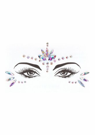 Dazzling Eye Contact Bling Sticker O/S