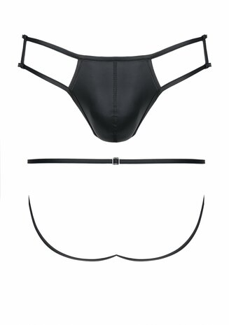Wetlook Men's briefs  - Black XL