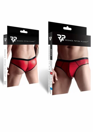 Wetlook Brazilian Style Briefs for Men - S 2XL