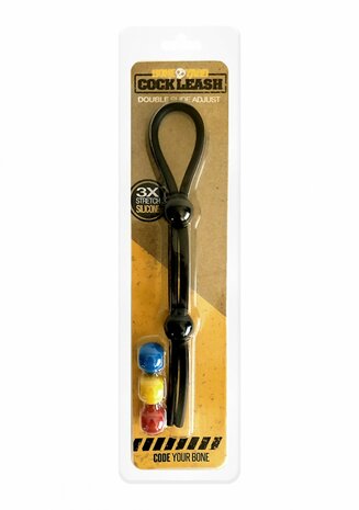 Cock Leash - Dubbele Cockring