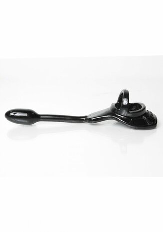 Armour Tug Lock - Cockring met Ball Strap en Butt Plug