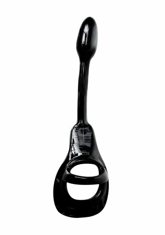 Armour Tug Lock - Cockring met Ball Strap en Butt Plug