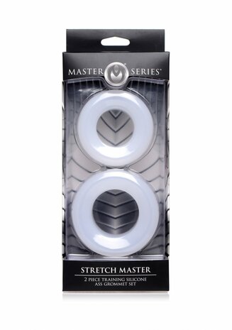 Stretch Master - 2-Delige Siliconen Anaal Ringset