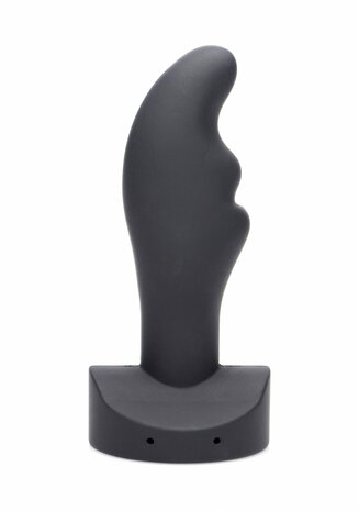 Electro Zinger - Geribbelde E-Stim Siliconen Plug
