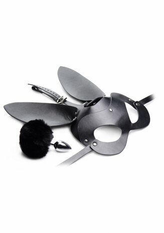 Bunny Tail - Anaal Plug en Masker Set