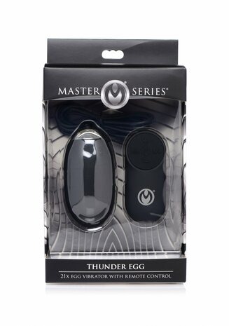 Thunder Egg - Silicone Vibrator with Remote Control