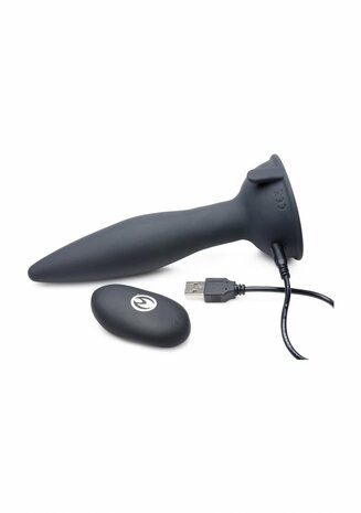 Turbo Ass-Spinner - Silicone Anal Plug with Remote Control