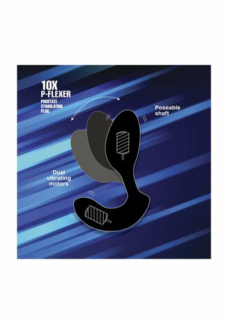 P-Flexer - Prostate Stimulating Plug with 10 Speeds