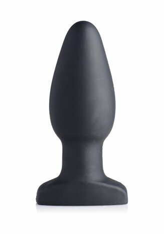 Opblaasbare Vibrerende Siliconen Butt Plug