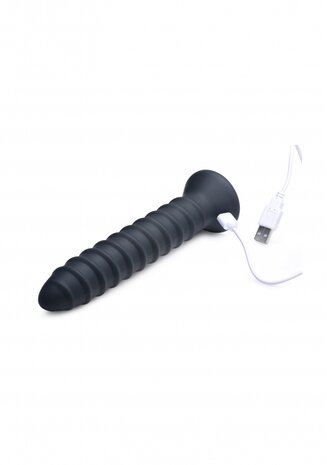 Power Screw - Spiraal Siliconen Vibrator