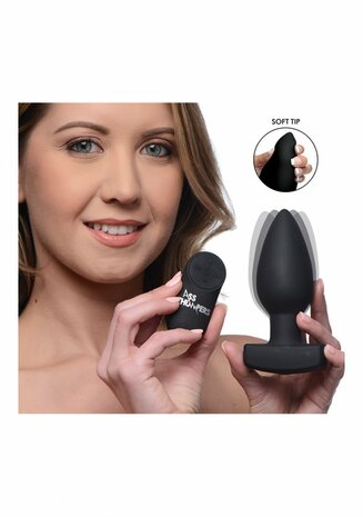 Smooth Vibrating Anal Plug with Remote Control