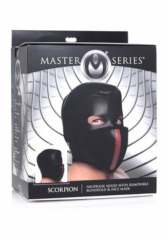 Scorpion - Gezichtsmasker met Verwijderbare Blinddoek en Mondmasker