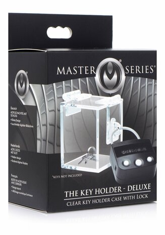 The Key Holder - Deluxe Clear Case with Lock
