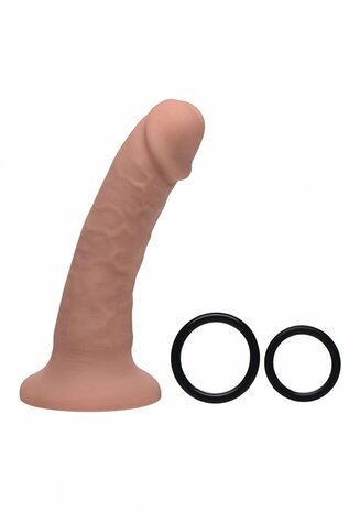Seducer - Silicone Dildo with Harness - 7" / 18 cm