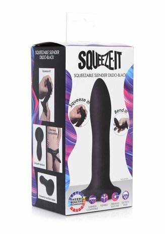 Squeezable Slim Dildo