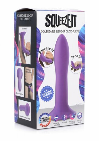 Squeezable Slim Dildo