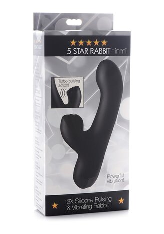 Silicone Pulsating and Vibrating Rabbit