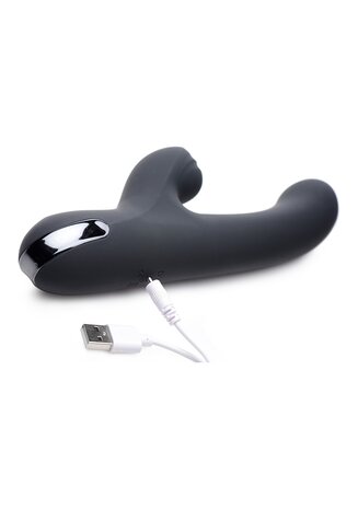 Silicone Pulsating and Vibrating Rabbit