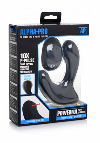 Silicone Prostate Stimulator + Remote Control with 10 Speeds