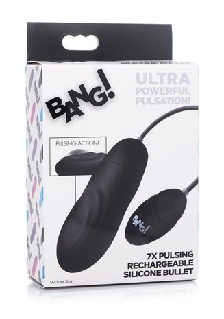 Pulsating Rechargeable Silicone Bullet