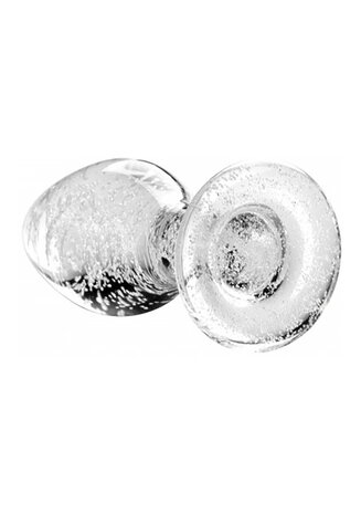 Glow-In-The-Dark - Glass Butt Plug - Large