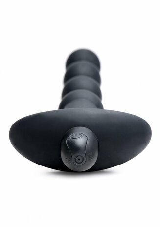 Vibrating Silicone Anal Beads and Remote Control