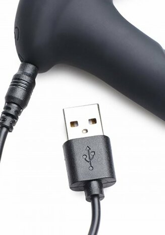 AT Power - Prostate Stimulator Hollow Prostate Plug with Remote Control and 7 Speeds