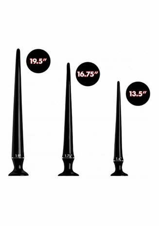 Slim Tapered Anal Hose Training Set