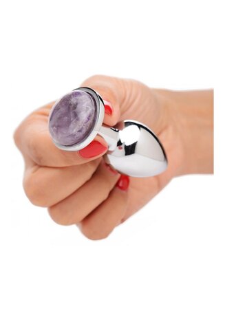 Amethyst Gem - Butt Plug - Small