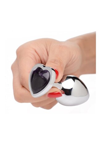 Amethyst Heart - Butt Plug - Medium